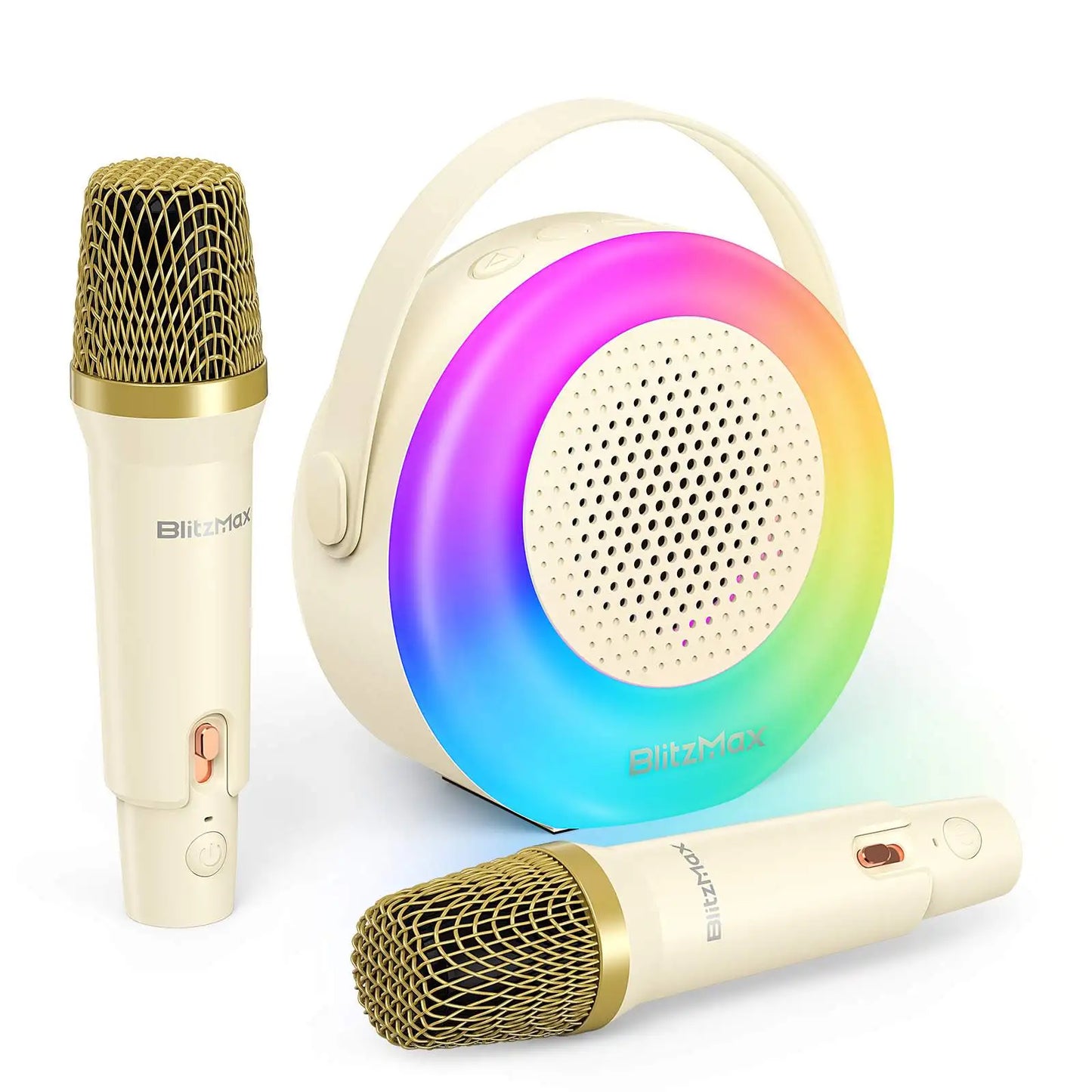 ELEGIANT BM K10 Karaoke Machine Portable Bluetooth 2 Mics