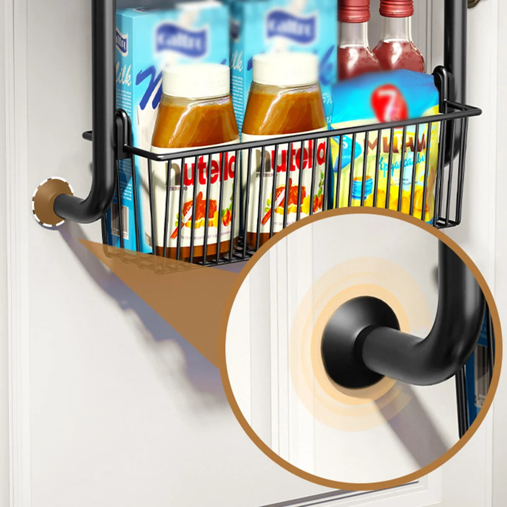 HiMISSH Over The Door Organizer With Adjustable Basket