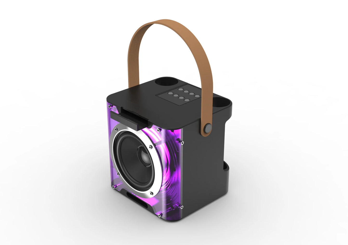 COLSUR Karaoke Bluetooth Speaker With RGB Rhythm Lights