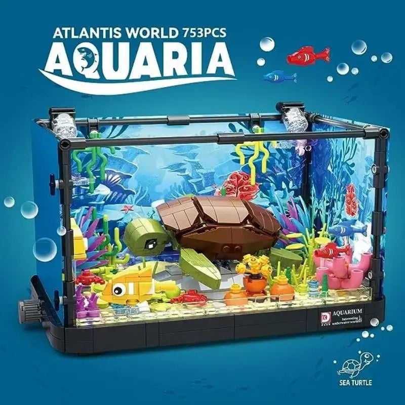 TOYLINX DIY Fish Tank Block Set for Adults Aquarium