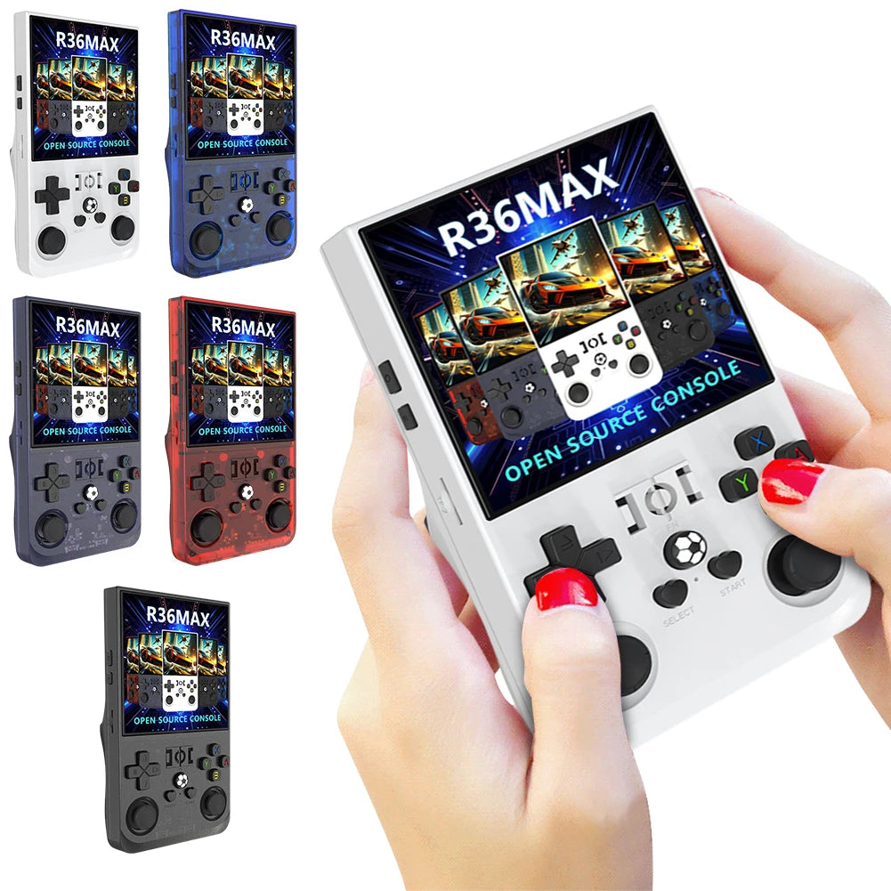 APWIKOGER R36MAX Retro Gaming Console Portable Handheld