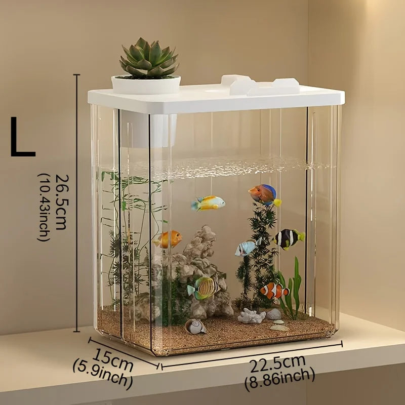 High-concerned Acrylic Desktop Aquarium Tank For Home Office