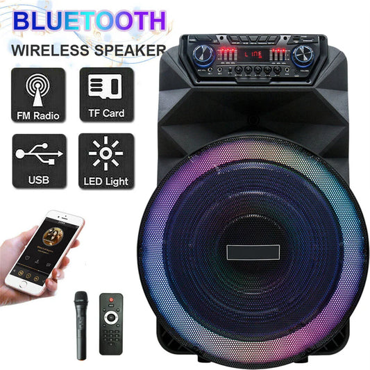 CURUK 4500W Portable Bluetooth Party Speaker With Subwoofer