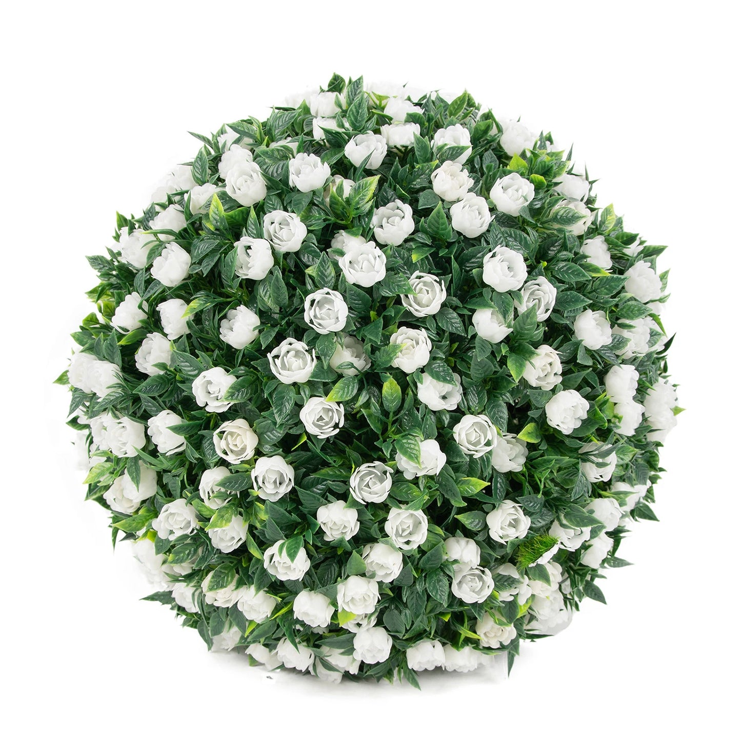 TWISTER Two Pack Artificial Flower Ball Hanging Pendant For Indoor Outdoor Decor Orbs