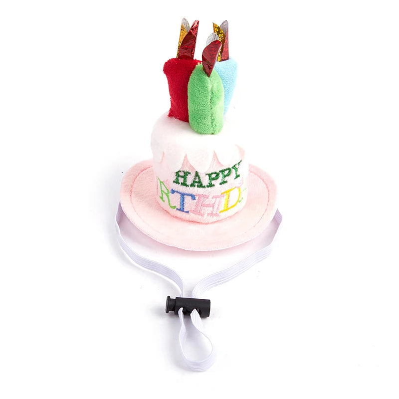 Fujian Cute Adjustable Pet Birthday Hat For Dogs Cats