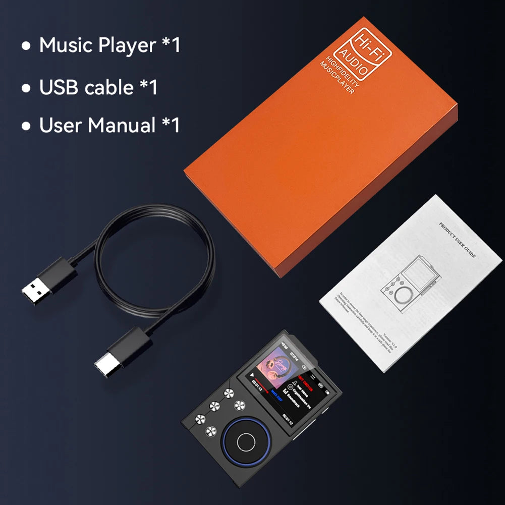 APWIKOGER HiFi Lossless MP3 Player DSD Bluetooth 256GB