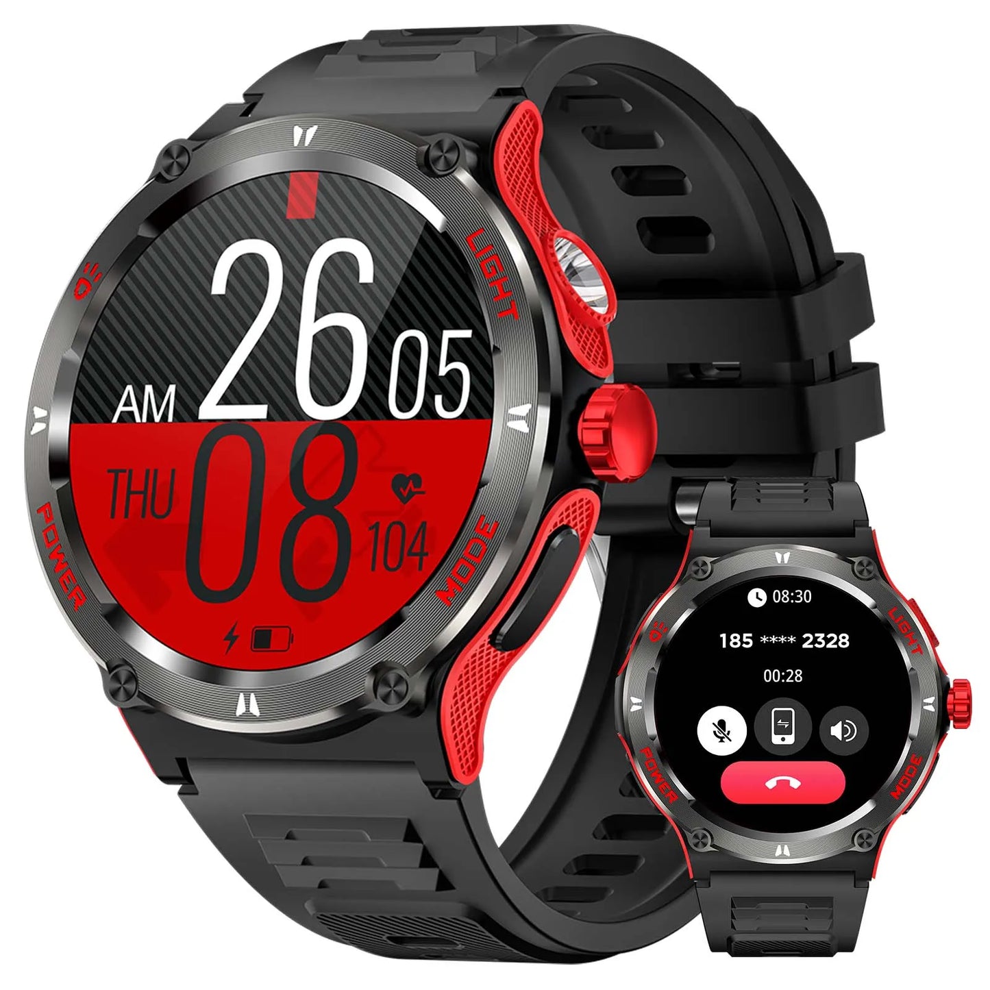 LaNikar Smart Watch 1.53 In Waterproof Sport Men Heart Rate