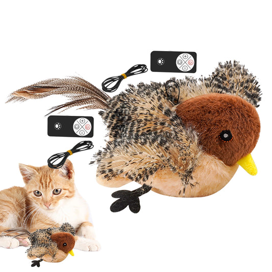 Guangdong Remote Control Simulated Chirping Bird Cat Plush