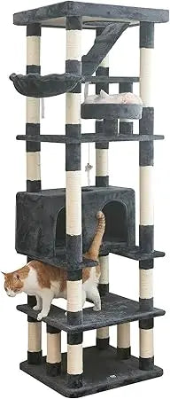 MWPO Cat Tree With Sisal Scratching Posts And Condo