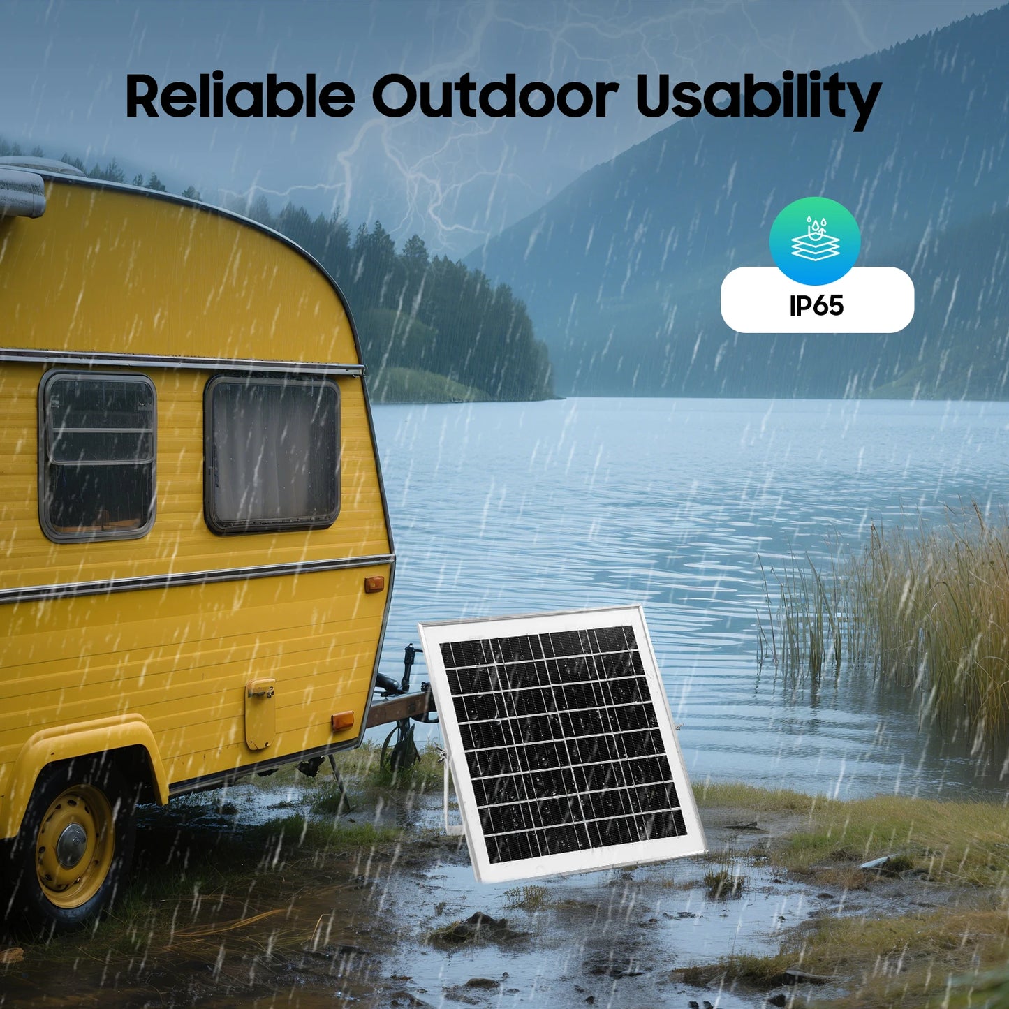 Hign-concerned Solar Inverter 12V 4A IP65 USB Ports