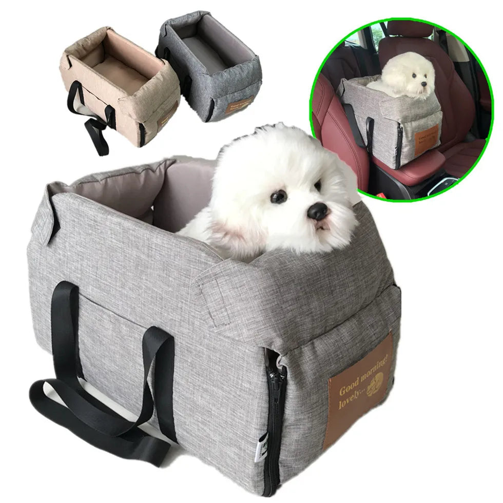Portable Dog Car Seat Carrier Booster For Small Pets