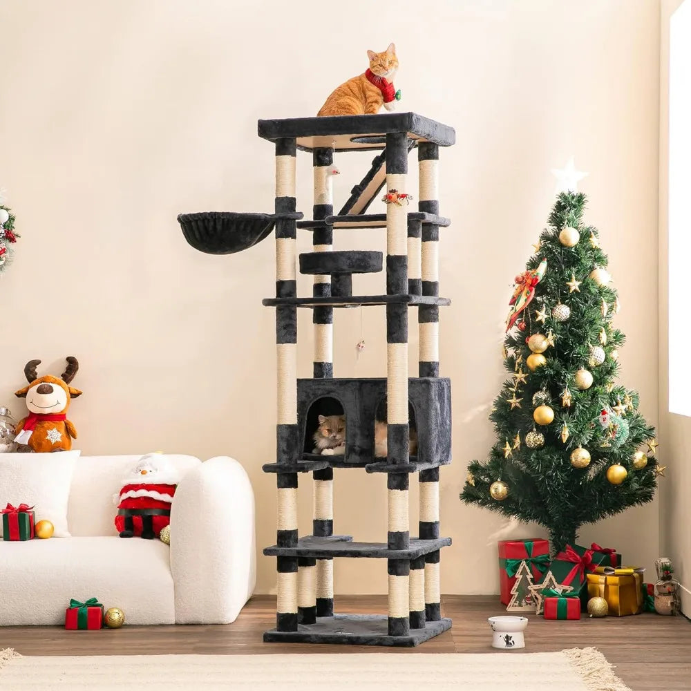 MWPO Cat Tree With Sisal Scratching Posts And Condo