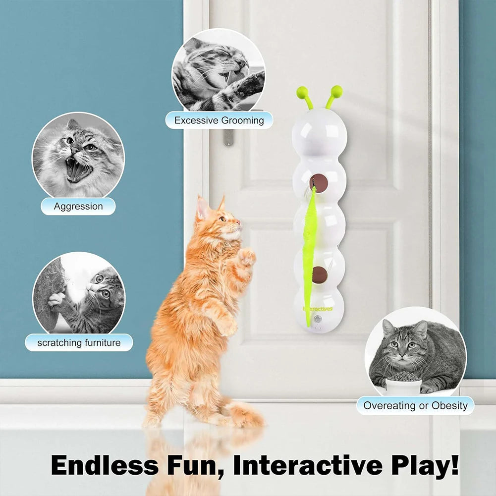 APWIKOGERCN Teasing Cat Toy Motion Activated Kitten