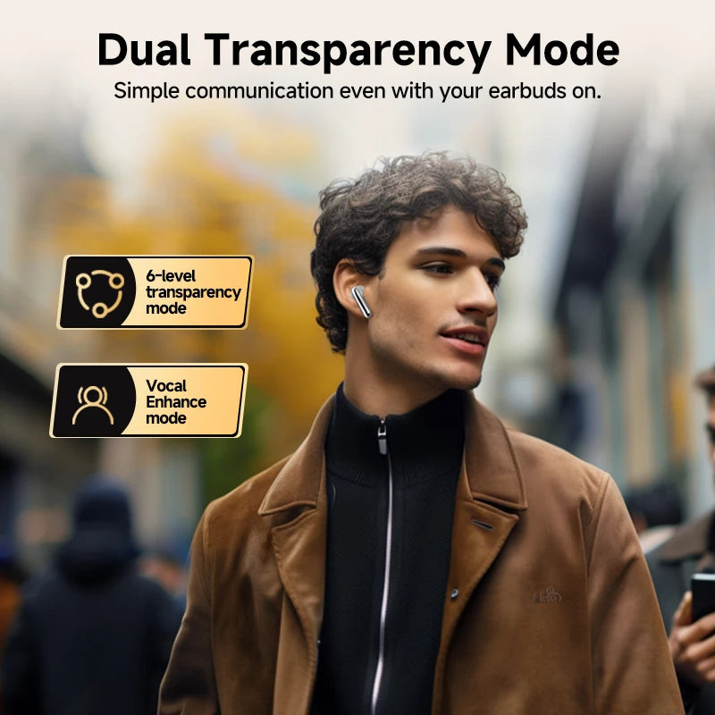 QCY MeloBuds Pro 46dB ANC Hi Res LDAC Bluetooth 5.3