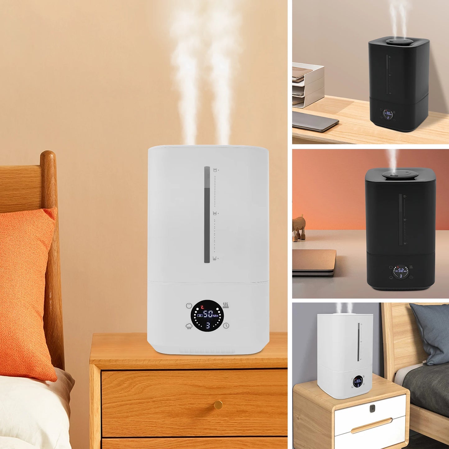 Sweetmile Cold And Warm Mist Humidifier For Home Use