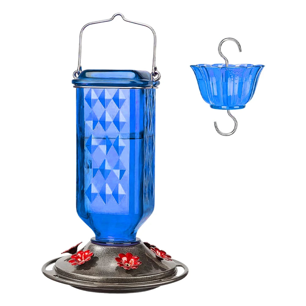 APWIKOGER Plastic Hummingbird Nectar Feeder With Bee Guard