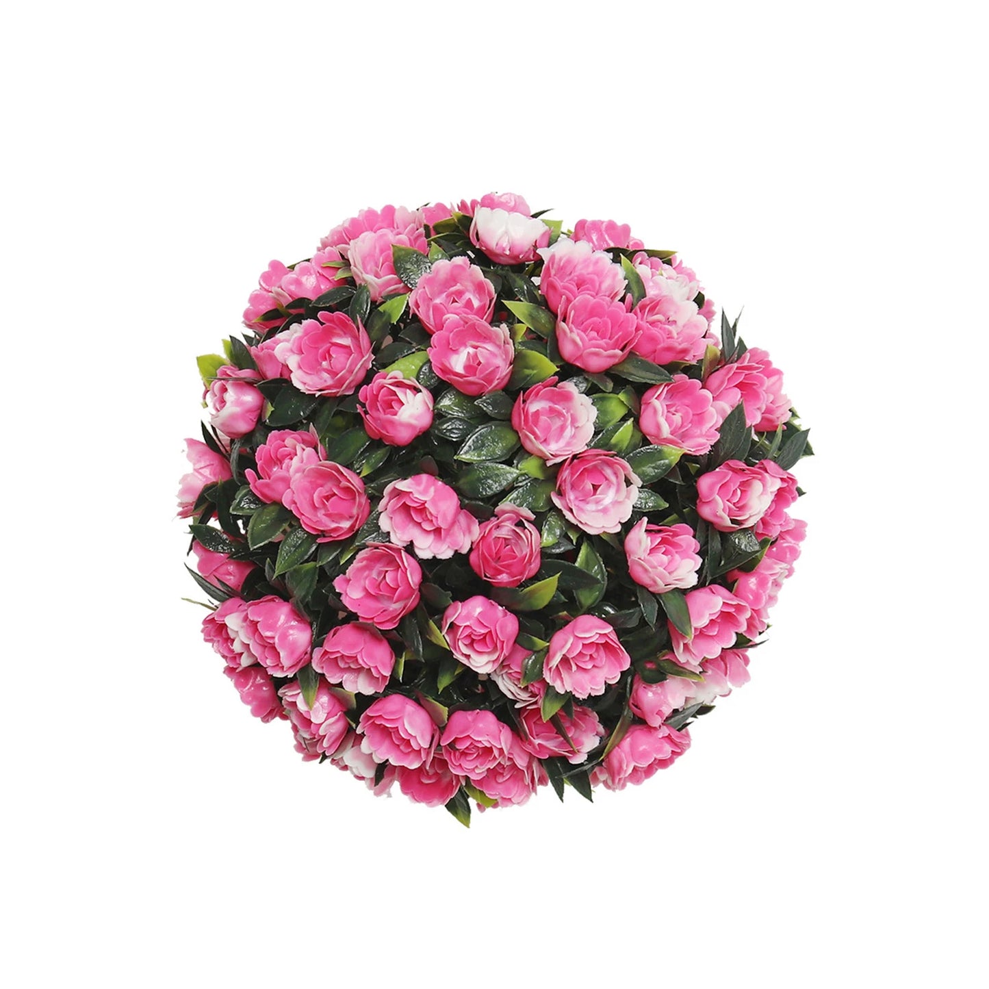 TWISTER Two Pack Artificial Flower Ball Hanging Pendant For Indoor Outdoor Decor Orbs