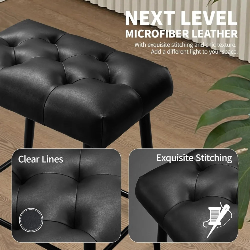 MKDK Modern Counter Height Bar Stools For Kitchen Islands