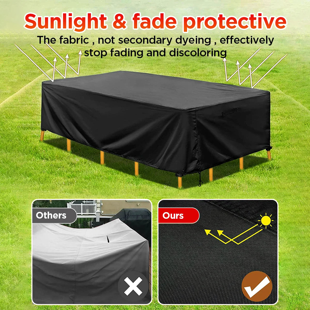 All Weather 210D Patio Cover For Tables And Chairs Outdoor