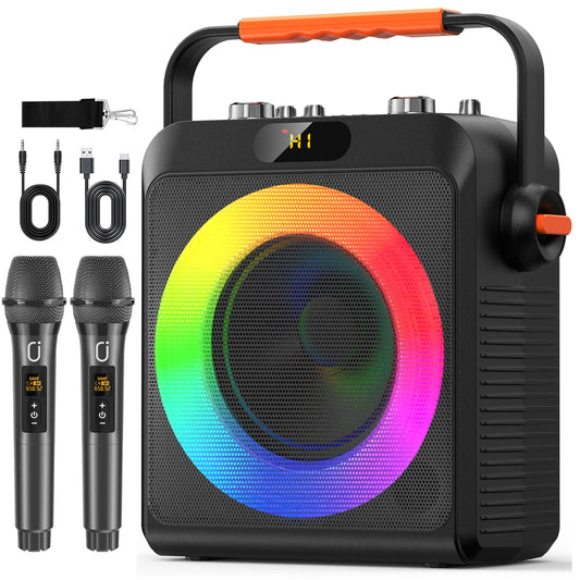 FanFun T19 Karaoke Machine With Wireless Microphones