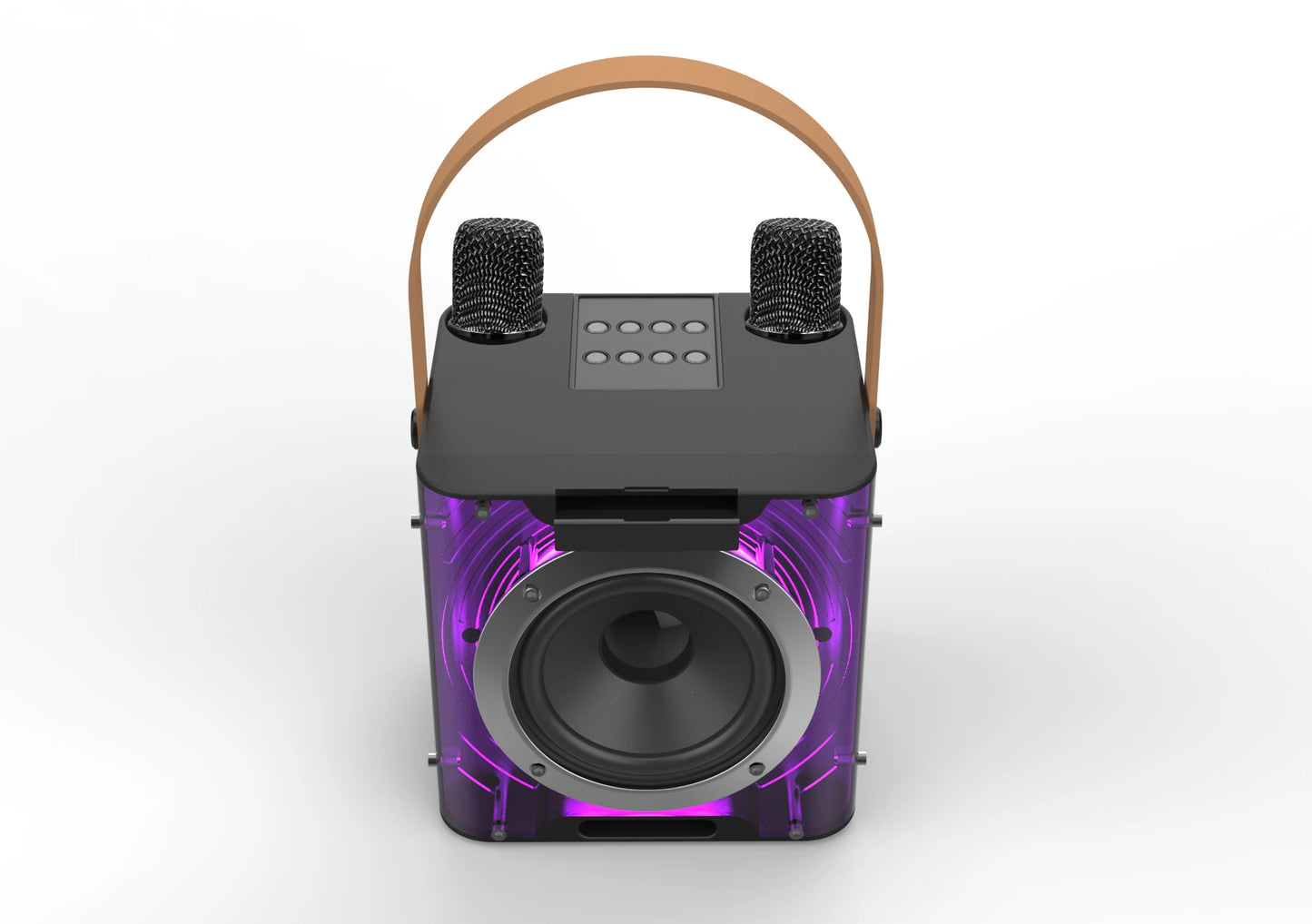 COLSUR Karaoke Bluetooth Speaker With RGB Rhythm Lights
