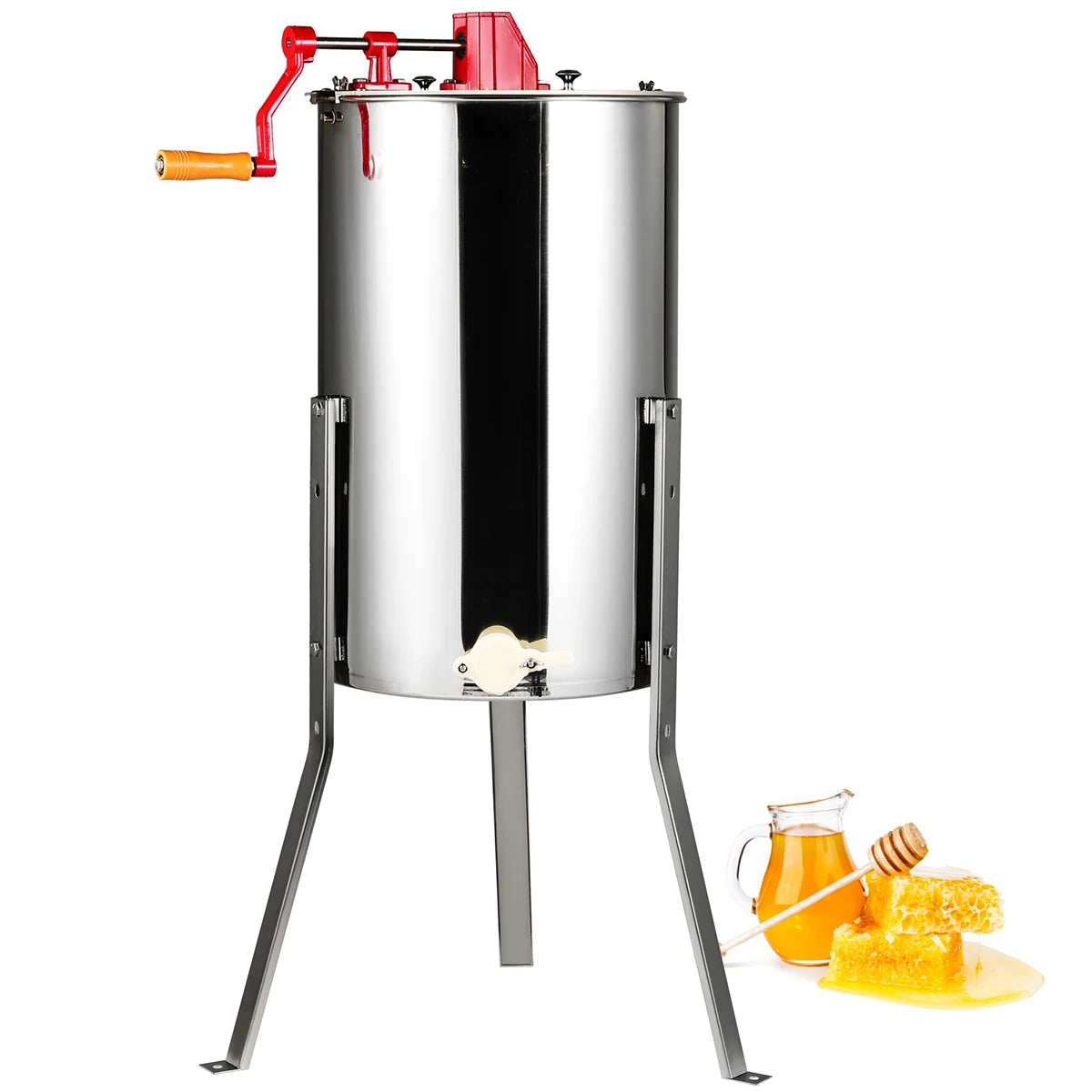 SucceBuy 3 Frame Manual Honey Extractor For Beekeeping