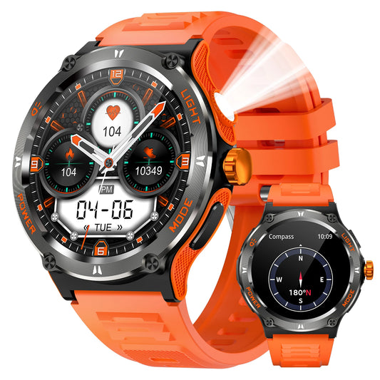 LaNikar Smart Watch 1.53 In Waterproof Sport Men Heart Rate