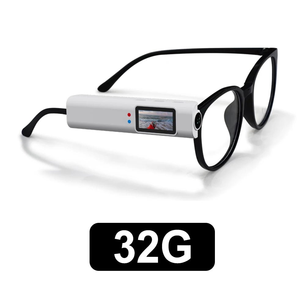 APWIKOGER 2.7K HD Glasses Camera WiFi Eyewear Action Cam
