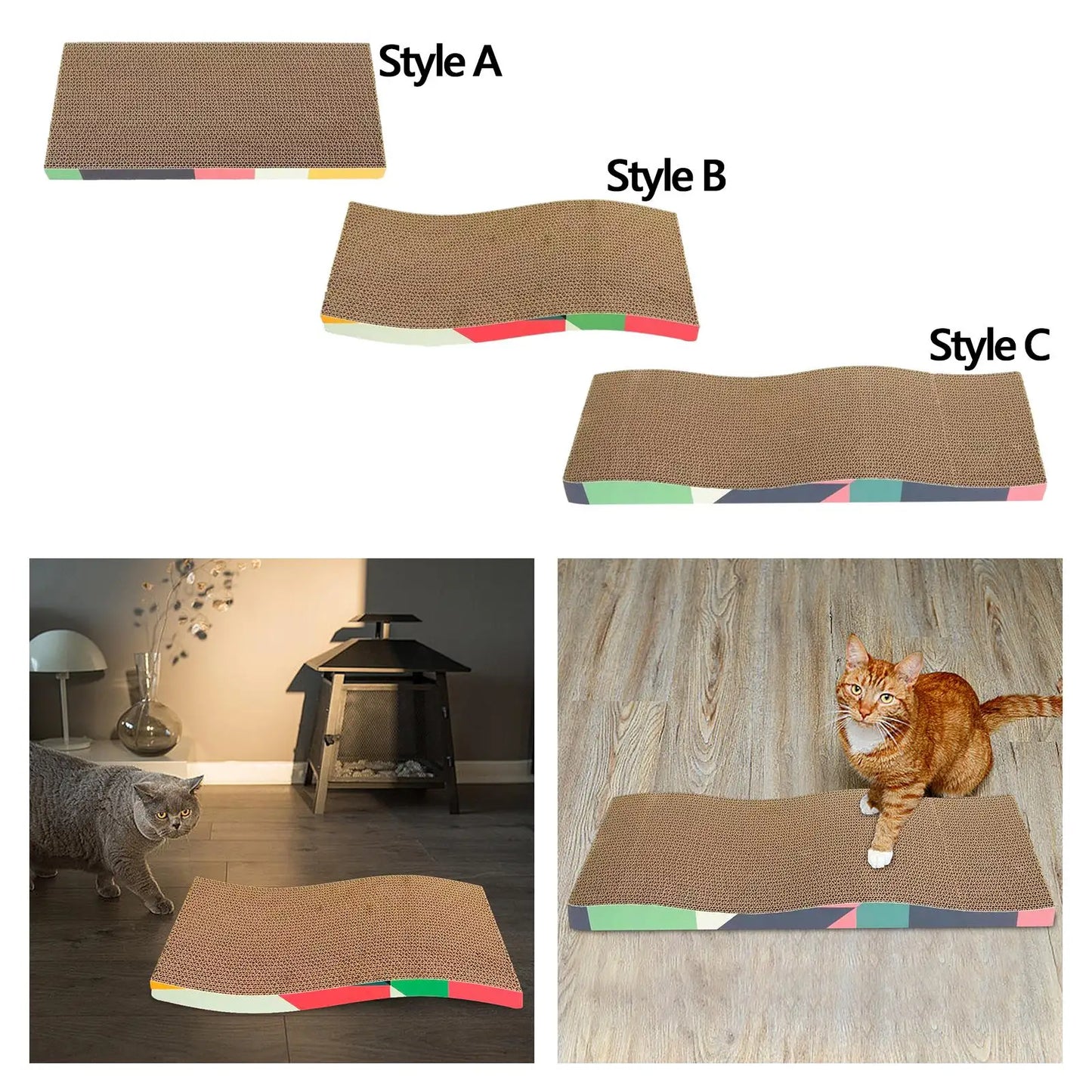 Homyl Cat Scratching Pads Cardboard For Indoor Cats
