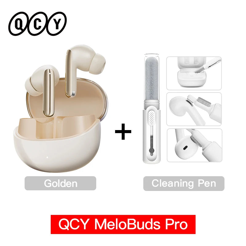 QCY MeloBuds Pro 46dB ANC Hi Res LDAC Bluetooth 5.3