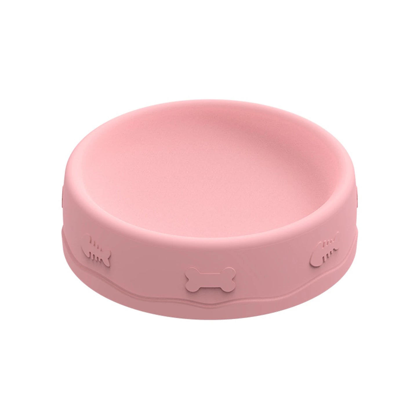 Hign-concerned Chemical 2 In 1 Pets Silicone Slow Feeder Tilted Double Sided Food Water Bowls