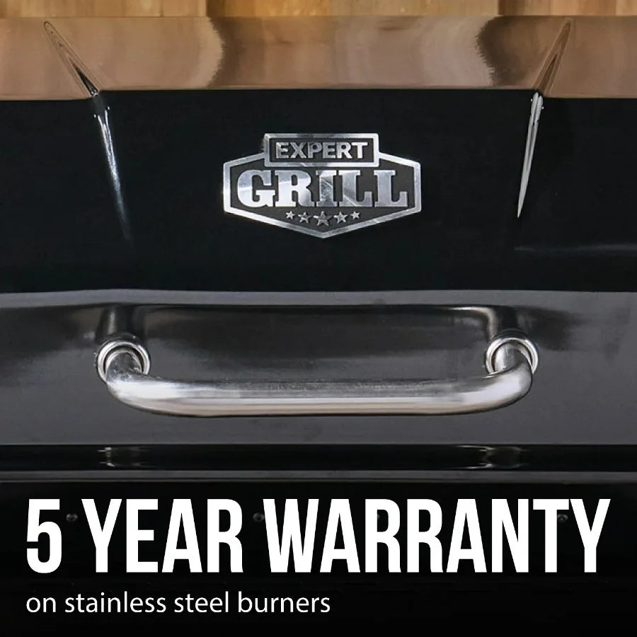Expert Grill 3 Triple-Burner Propane with All-Weather-Ready Precision-Heat Grates