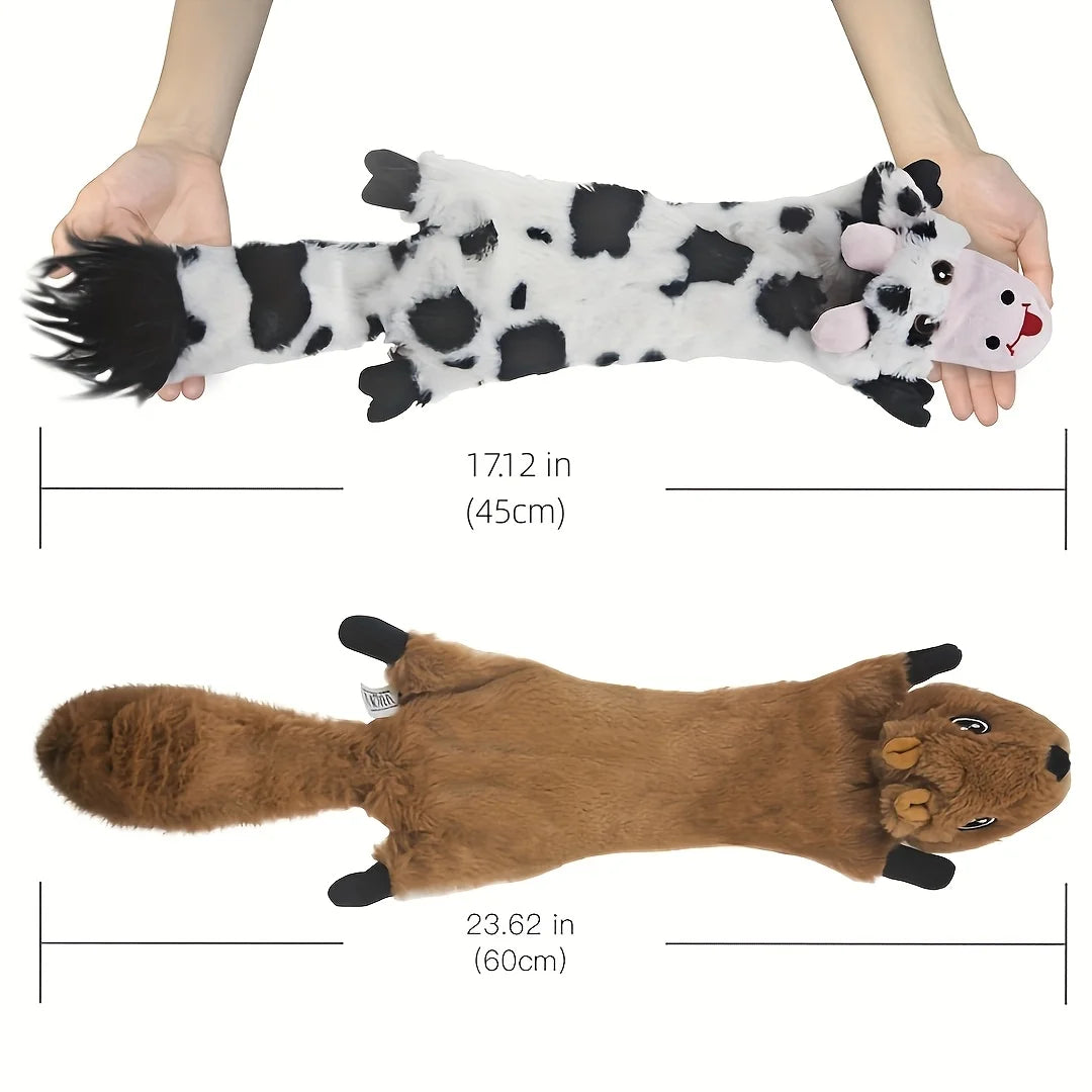 Hign-Concerned Chemical Squeaky Plush Dog Toys Pack