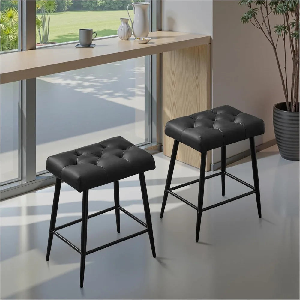 MKDK Modern Counter Height Bar Stools For Kitchen Islands