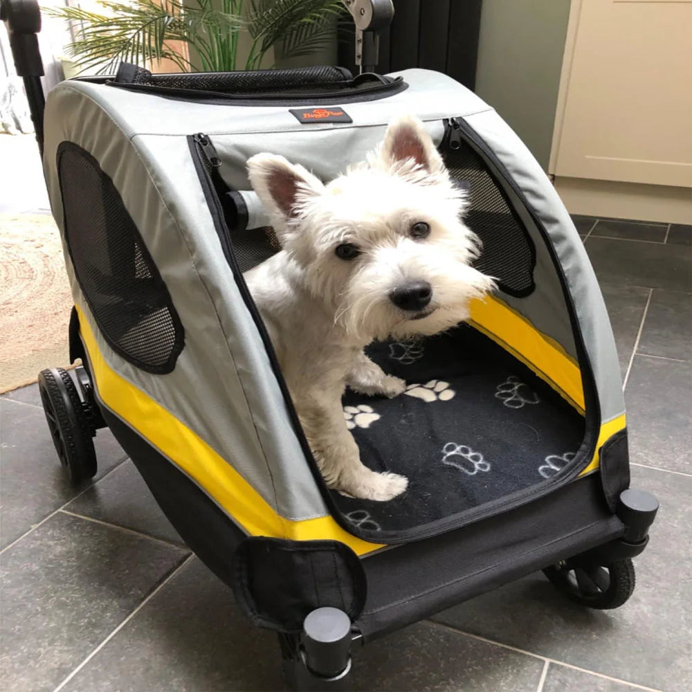 Heavy Duty Large Dog Stroller Jogger Foldable With Brakes