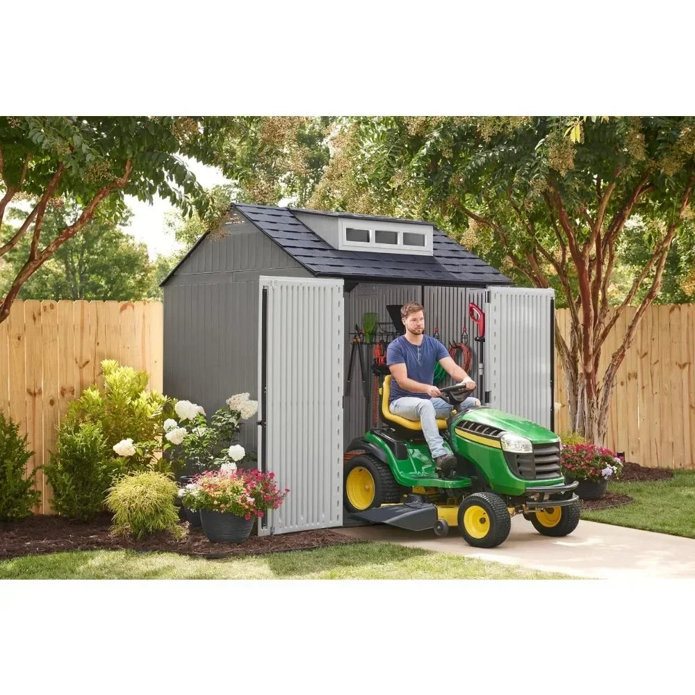 XMSJ Resin Outdoor Storage Shed With Floor Waterproof