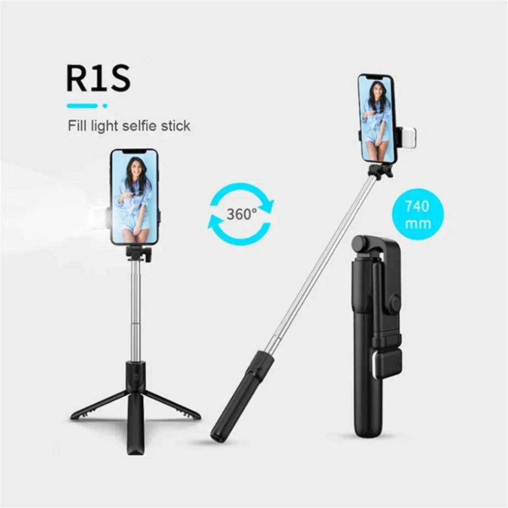 AILEHKUO Portable Bluetooth Selfie Stick Tripod With Remote