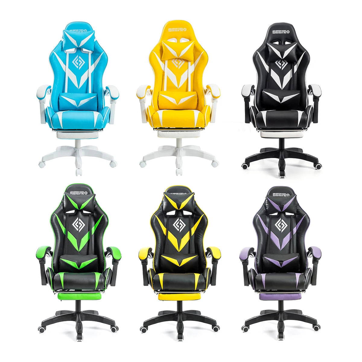 Hommpa Massage Gaming Chair for Kids With Lumbar Support
