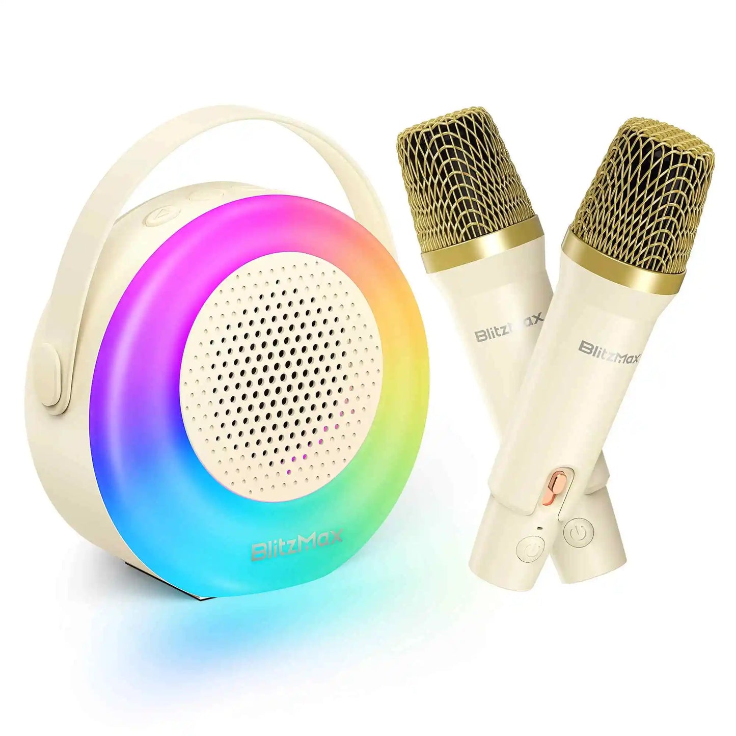 ELEGIANT BM K10 Karaoke Machine Portable Bluetooth 2 Mics