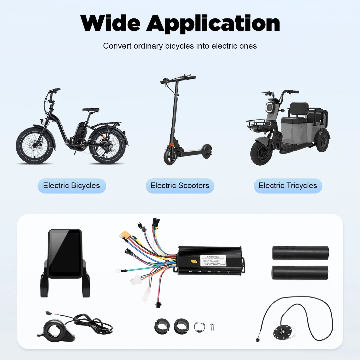 Hign-concerned Electric Bike Conversion Kit Easy Install