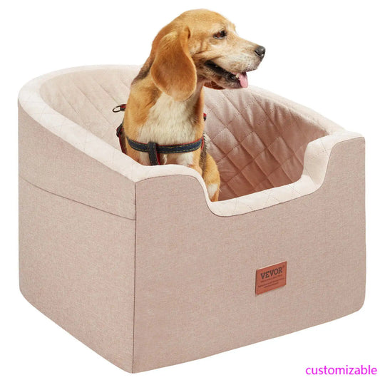 XMSJH Dog Booster Vehicle Seat With Enclosure For Pets