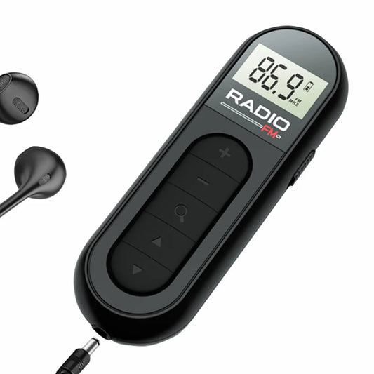 APWIKOGER Mini Pocket FM Radio Walkman With Backlight