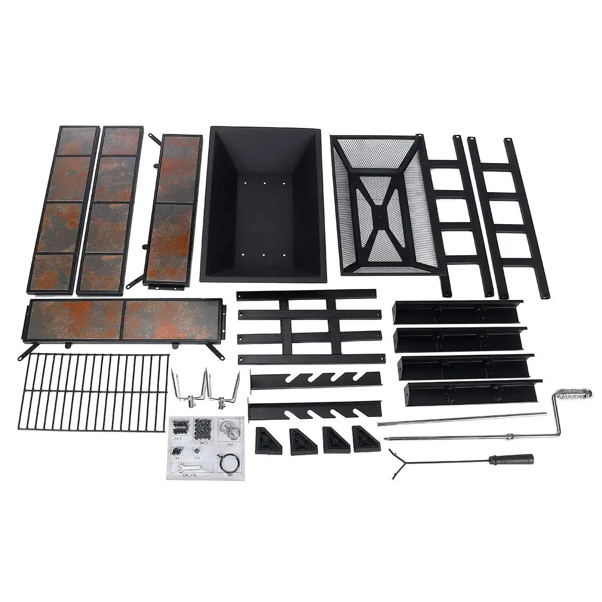 UltraDurableWeatherproof IndustrialGrade CastIron Outdoor Fire Pit With BuiltIn Grill