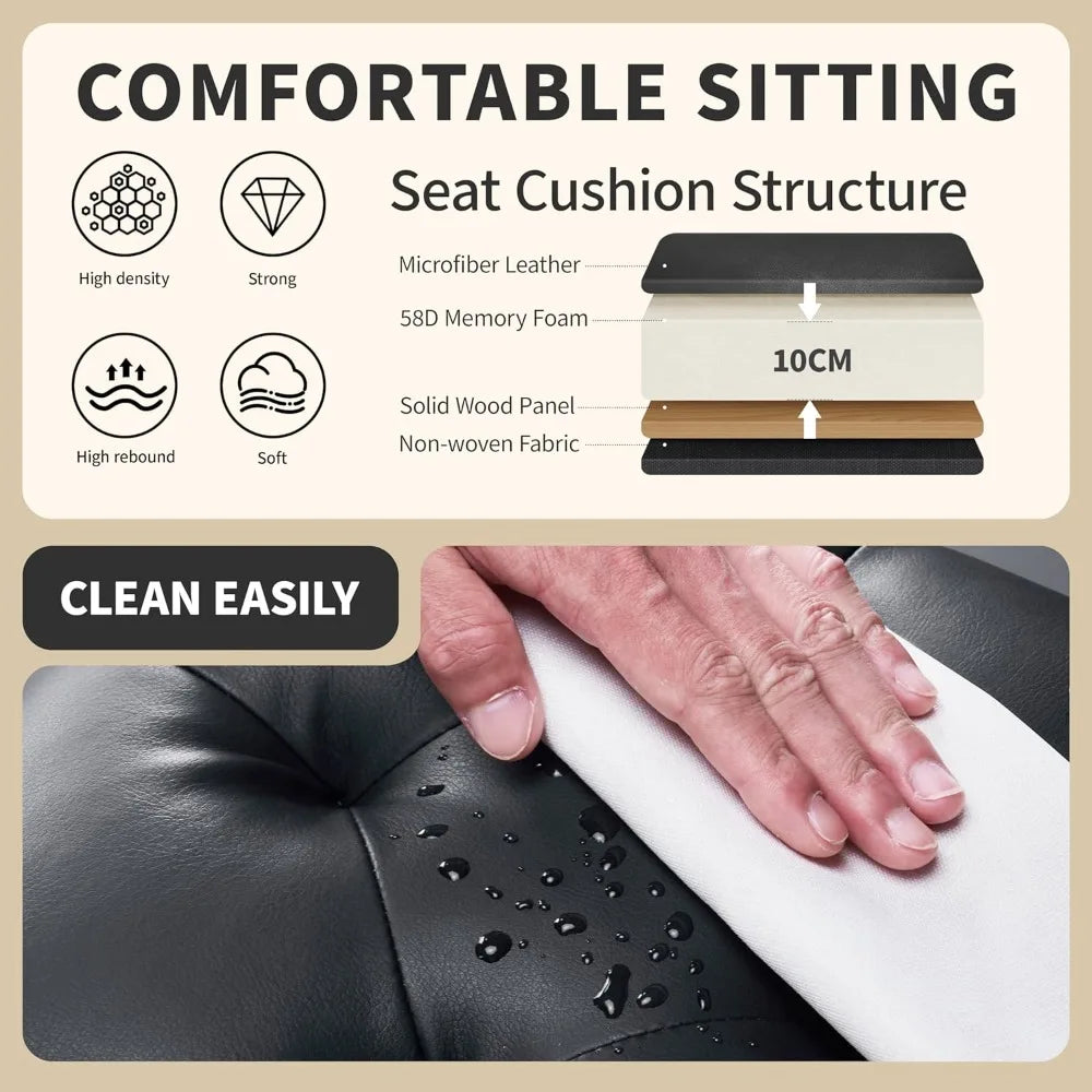 MKDK Modern Counter Height Bar Stools For Kitchen Islands