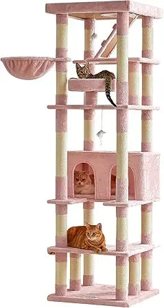 MWPO Cat Tree With Sisal Scratching Posts And Condo
