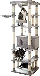MWPO Cat Tree With Sisal Scratching Posts And Condo