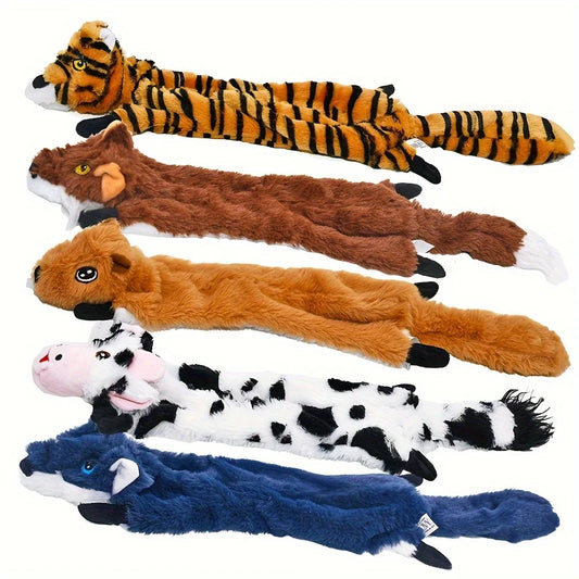 Hign-Concerned Chemical Squeaky Plush Dog Toys Pack