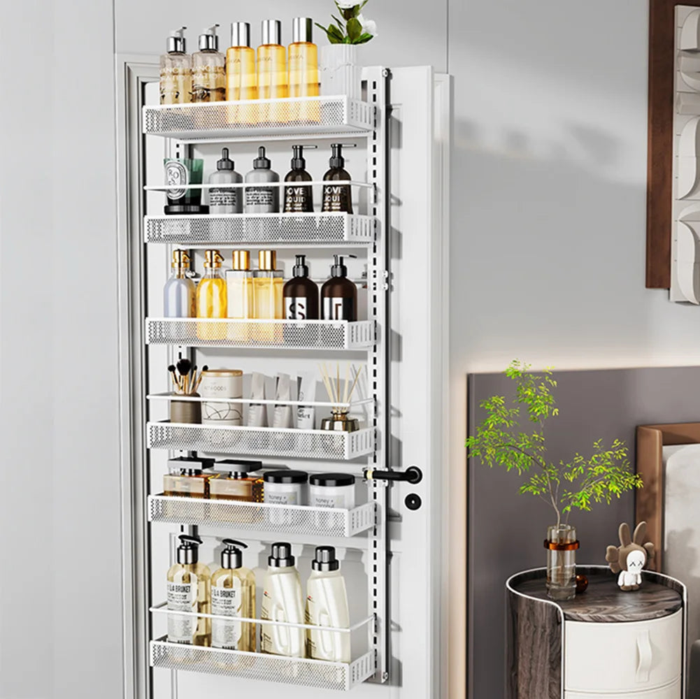 TWISTER.CK Over-The-Door Pantry Organizer 6-Tier Kitchen Bathroom Storage RackSystem