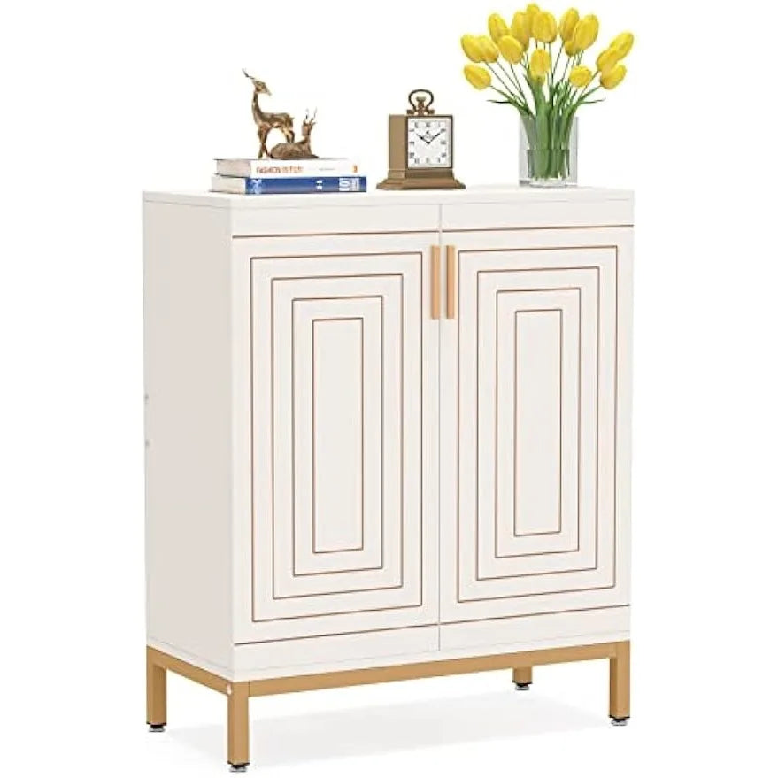 Shoe Cabinet with Doors for 20 Pairs Modern Shoe Storage Organizer for Entryway Living Room or Bedroom