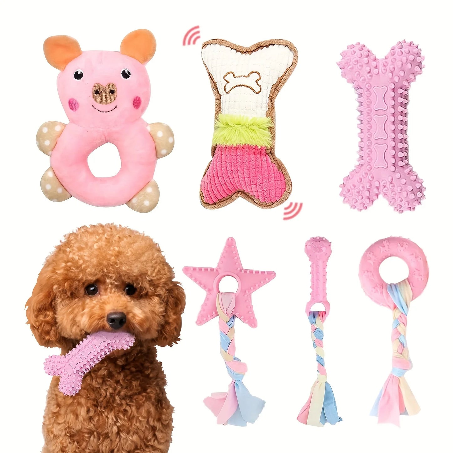 Hign-concerned Puppy Teething Toys for Small Dogs Chew Toys